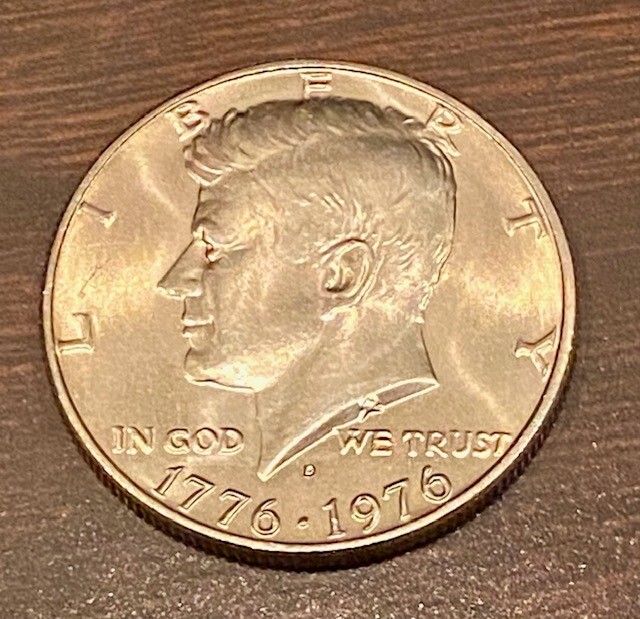 1776-1976-D Kennedy Bicentennial Half Dollar