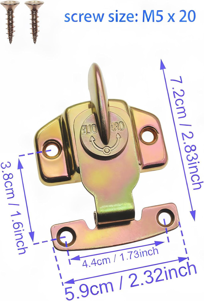 FDXGYH 4 Pack Dining Table Lock Heavy Duty Align-N-Lock Table Locks Leaf Buckle
