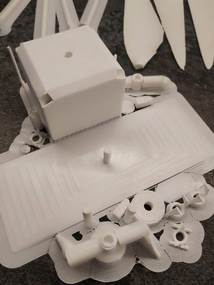 3d printed NASA Perseverance Mars Ingenuity (helicopter) 1:2