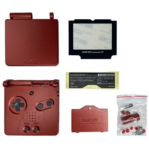 Gameboy Advance SP CHOOSE A COLOR Replacement Shell Housing IPS Ready Trim