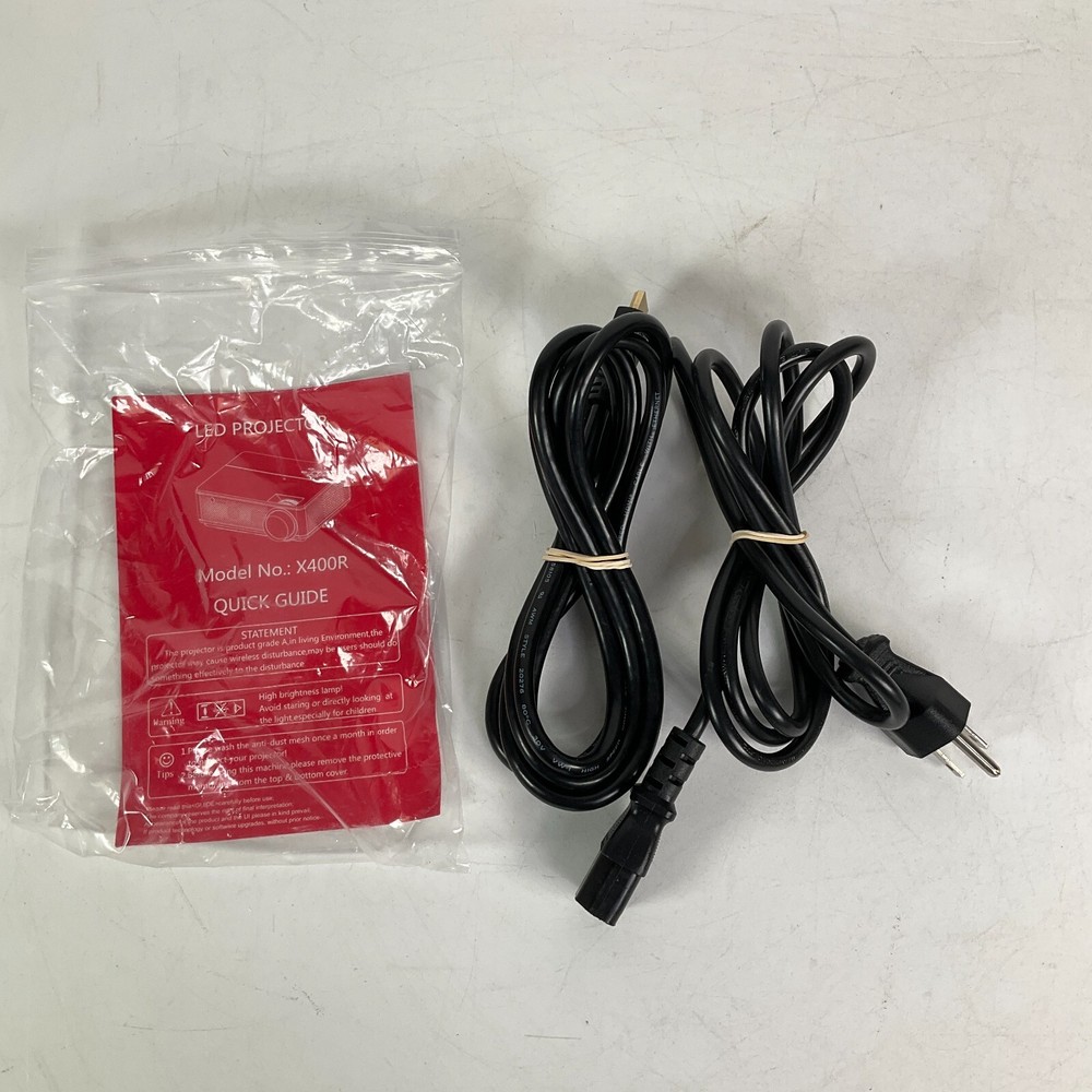 DLA X400R LED Projector with Mount Tested Working