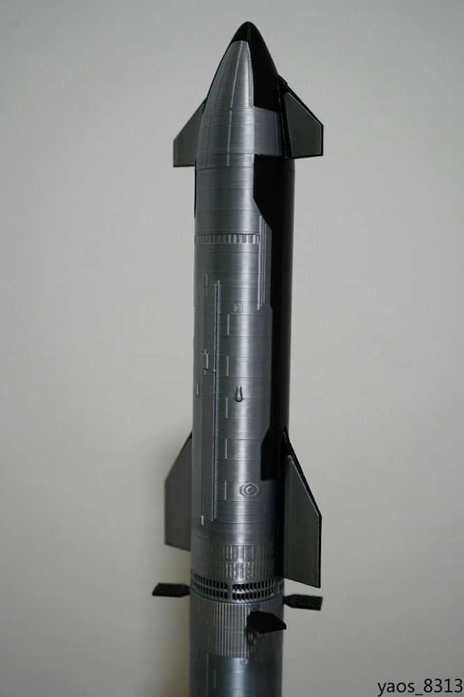 1:200 SpaceX Starship Super Heavy Propulsion Rocket Model