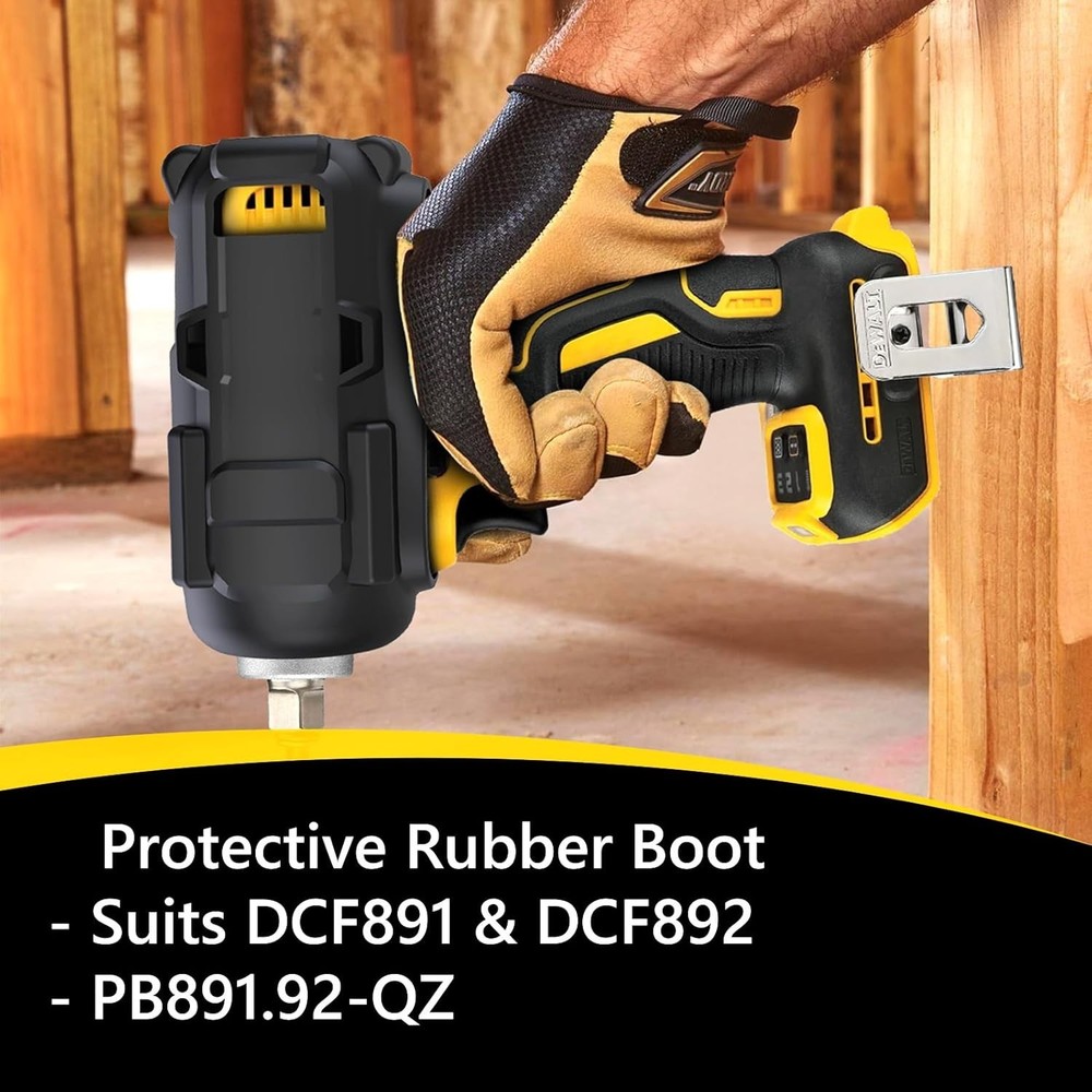 Flexible Silicone 20V Max Cordless Protective Boot for Easy Tool Management