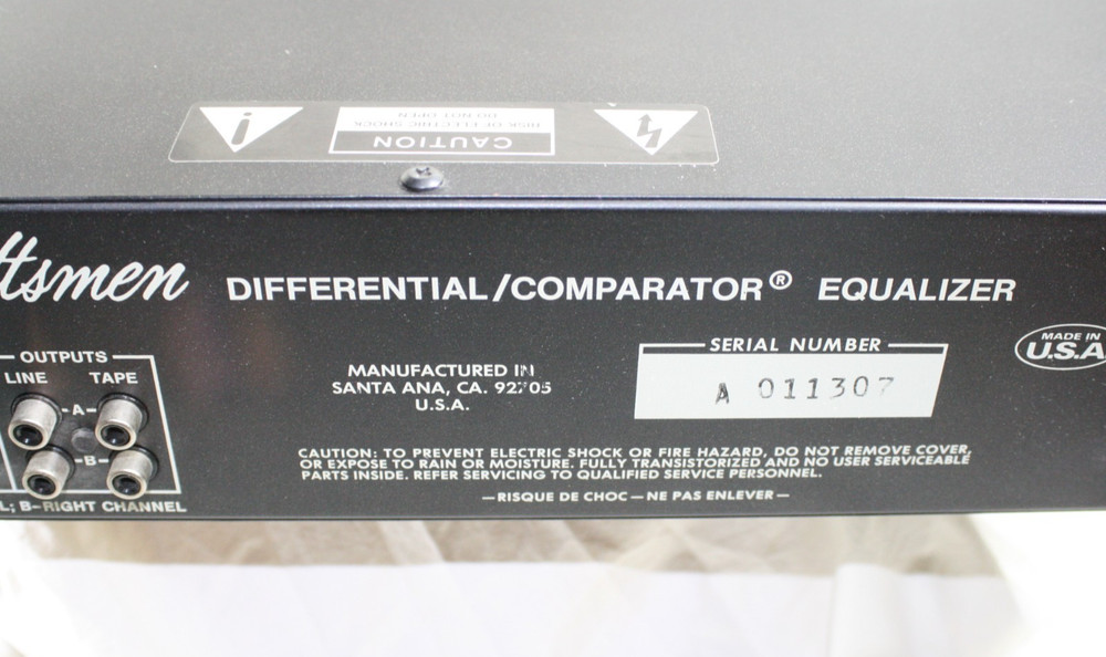 Soundcraftsmen Pro-EQ 22 Equalizer - Studio Rackmount - Nice