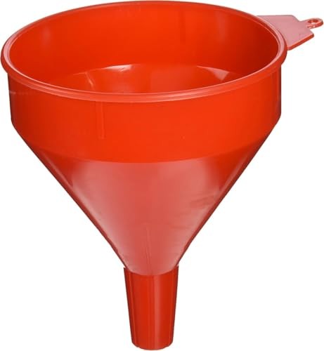 75-070 Polyethylene Plastic Funnel w/ Screen - 2 Quart One Size