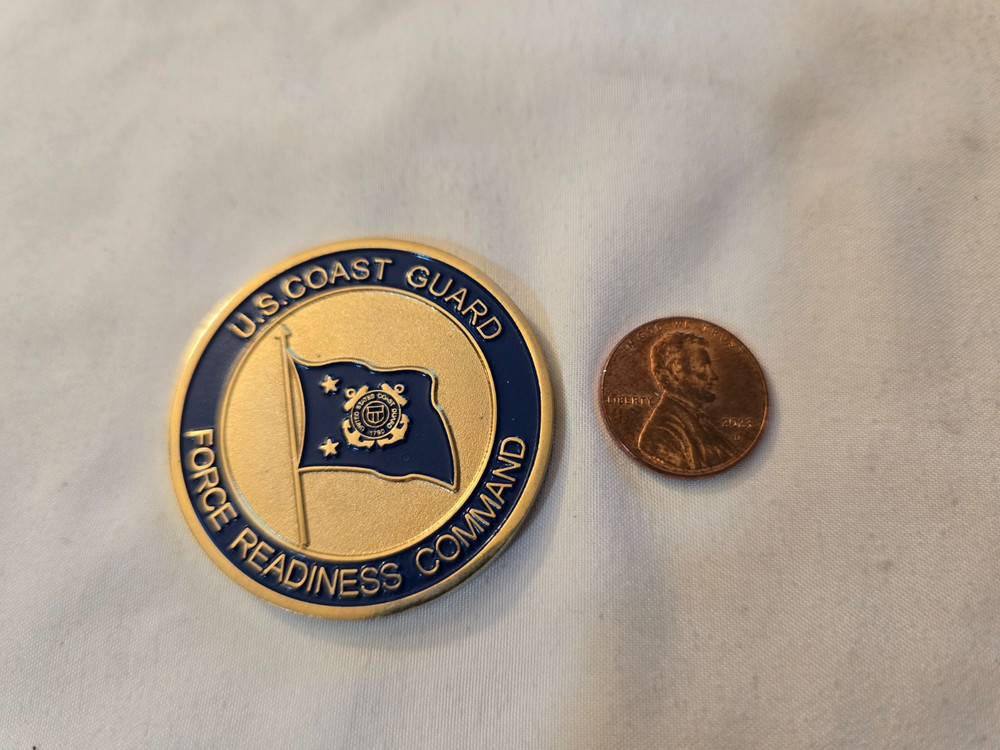 US Coast Guard Force Readiness Command Challenge Coin / USCG