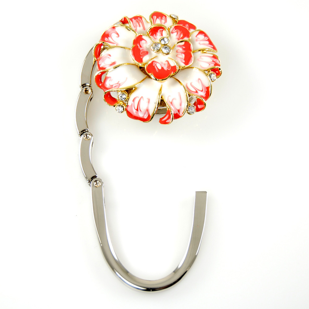 Stylish Foldable Handbag Holder "Bloom Flower" Purse Hook