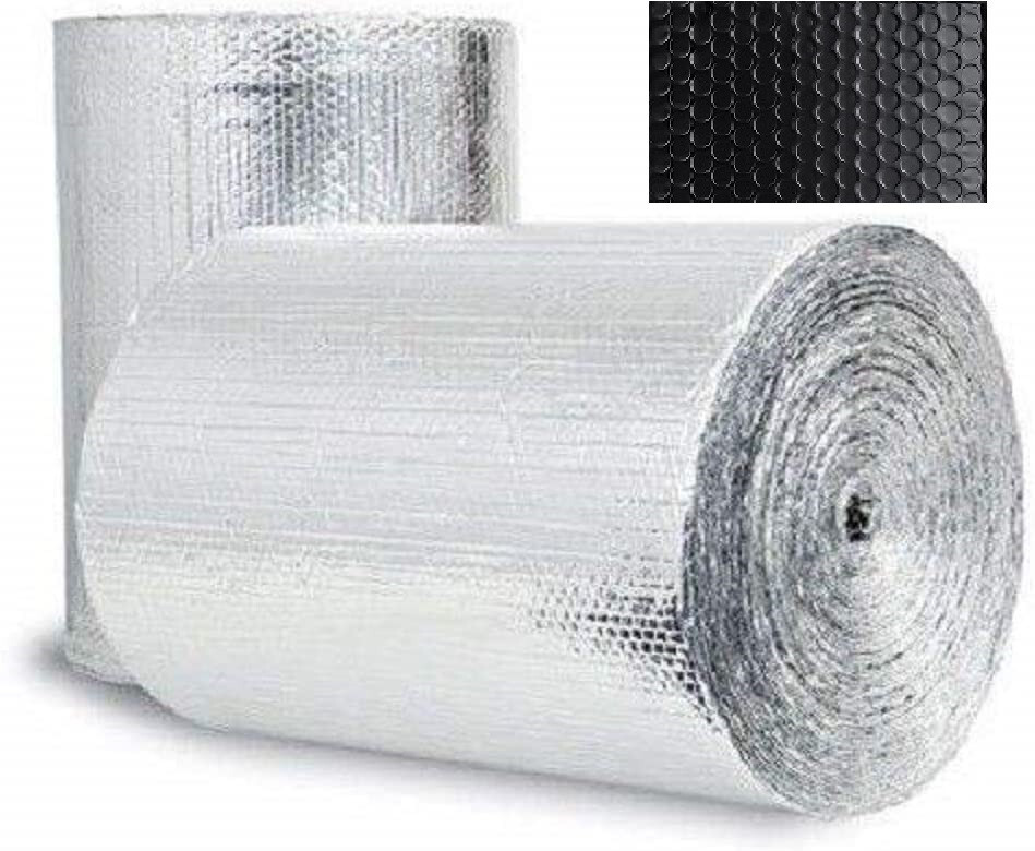 REFLECTIX Continuous BLACK Double Bubble Reflective Foil Insulation 12"X100" R8