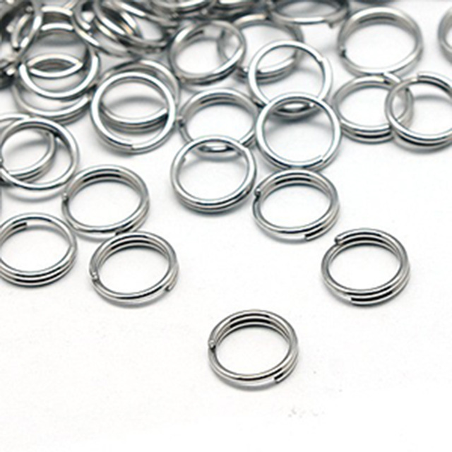 Jump Rings Split DOUBLE Connectors Jewelry Findings Making For Beads 5-6-7-8 mm