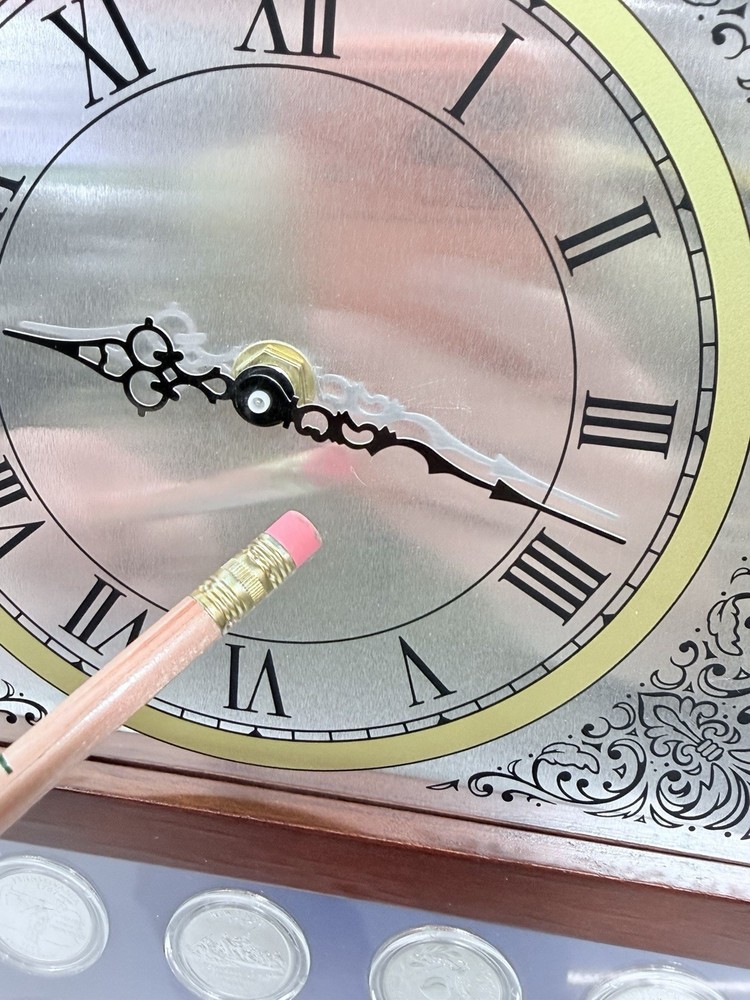Danbury Mint State Quarter Clock With ALL Quarters Uncirculated ✅📸📝