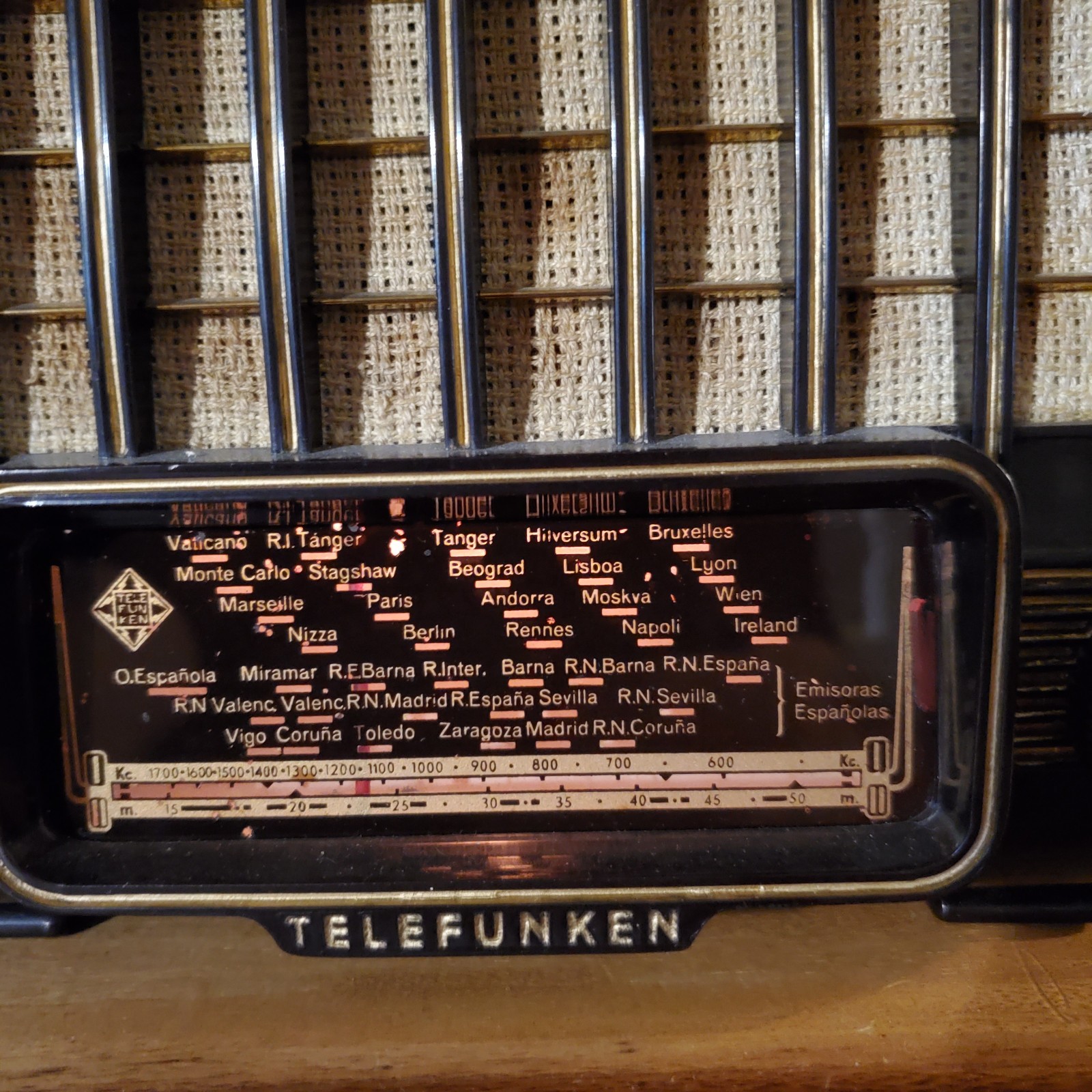 Ultra Rare Vintage 1954 Telefunken U-1515 Marimba Radio - Very Nice Works