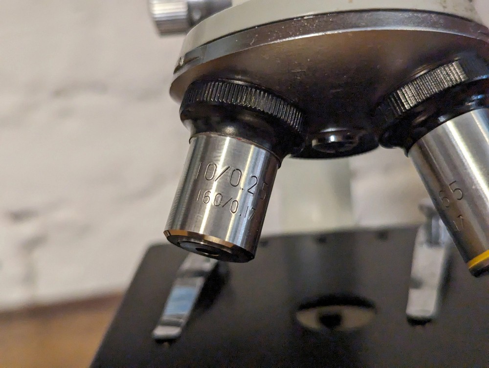 Vintage Paralux 640 Service Microscope