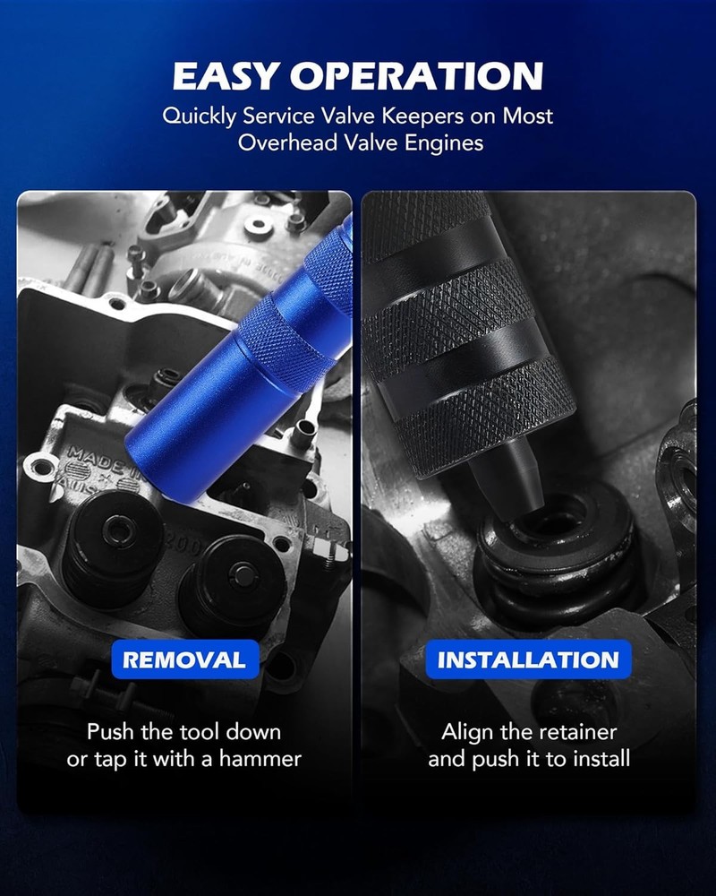 Orion Motor Tech Valve Spring Compressor Tool Kit, Keeper Remover...