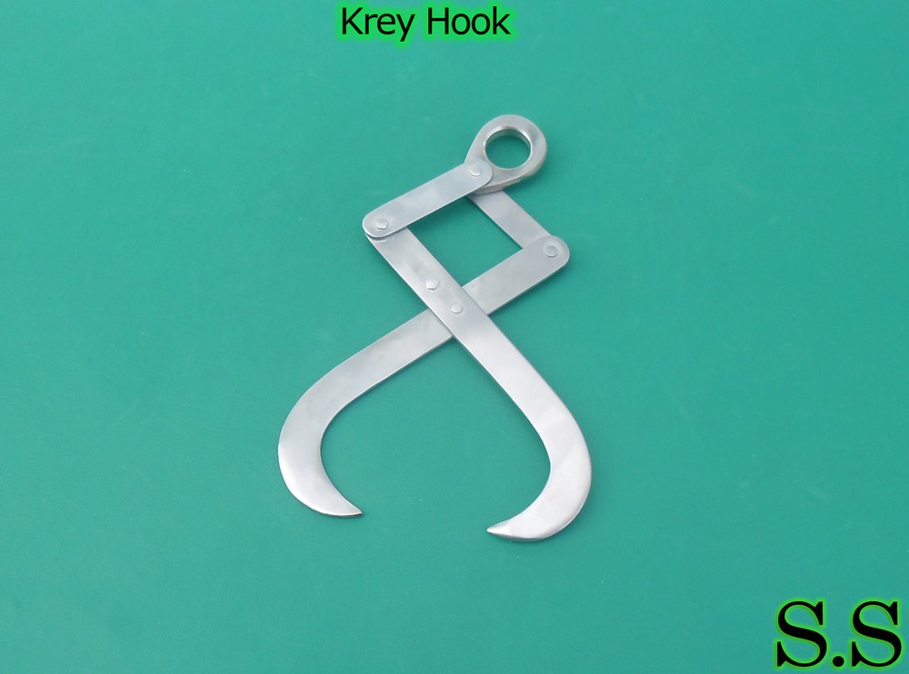 Krey Hook 8" Veterinary Instruments New