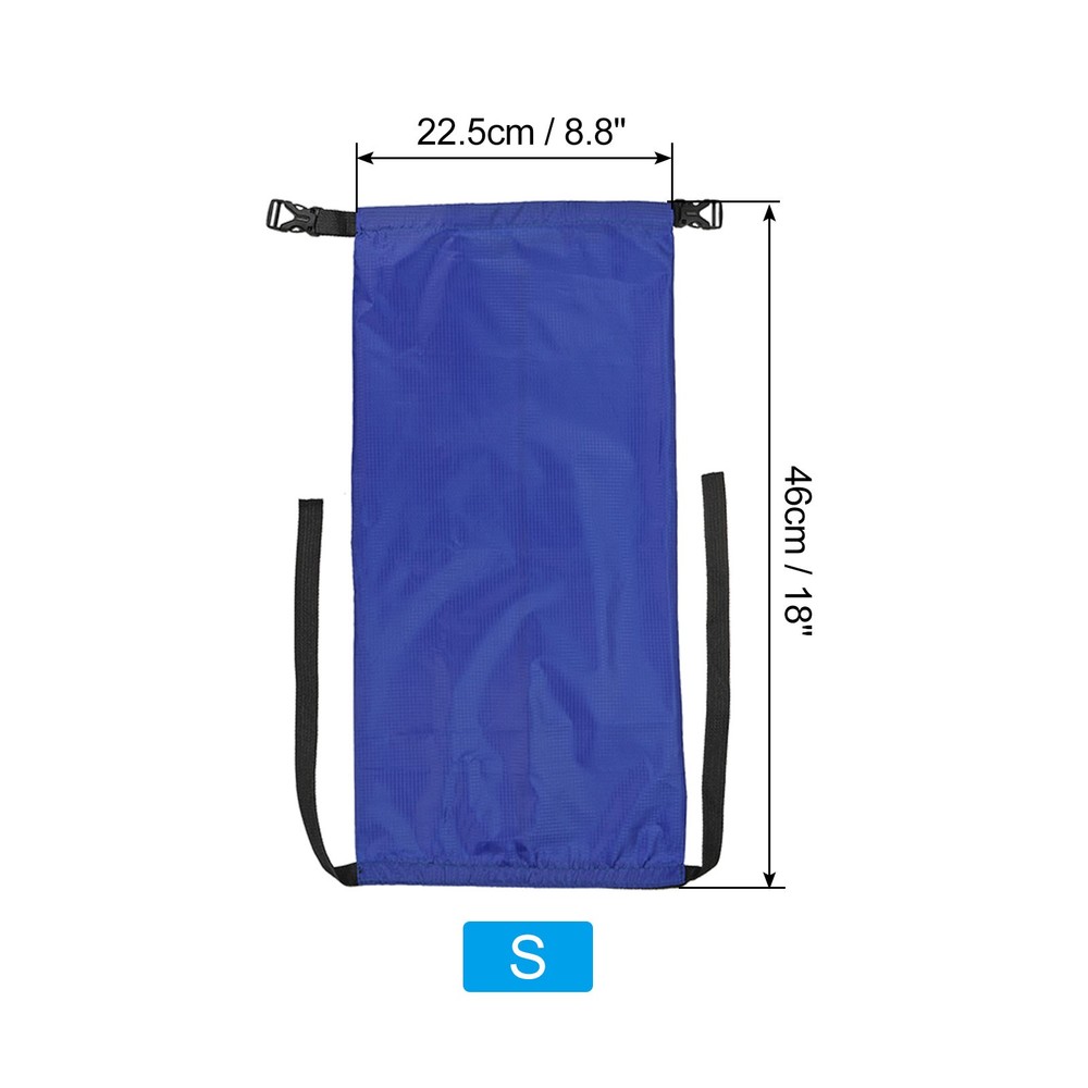Compression Stuff Sack, S Waterproof Sleeping Bag Storage Sack, Blue