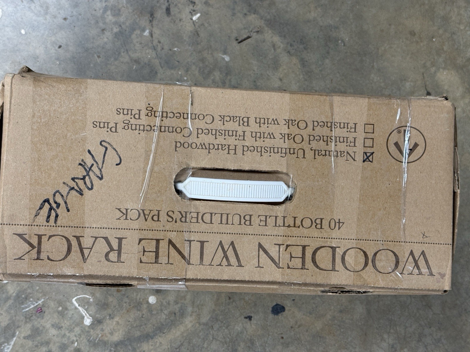 J. K. Adams Co. 40 Bottle Wooden Wine Builder's Pack MWR-40-N