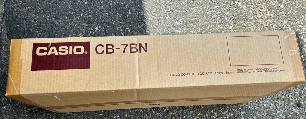Casio CB-7BN Padded Keyboard Bench Brown NIB