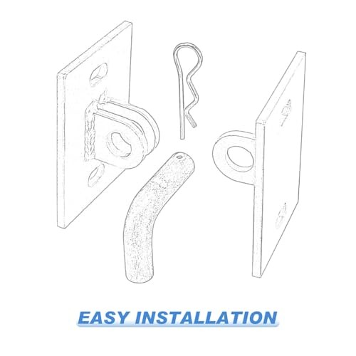 Floating Dock Hinges Kit, Pack of 2 Floating Dock Hinges Hardware, 2 PACK