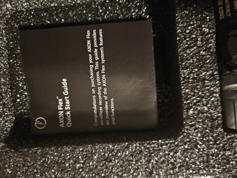 Axon Taser Flex Body Camera full kit, Camera, Multiple Mounts.