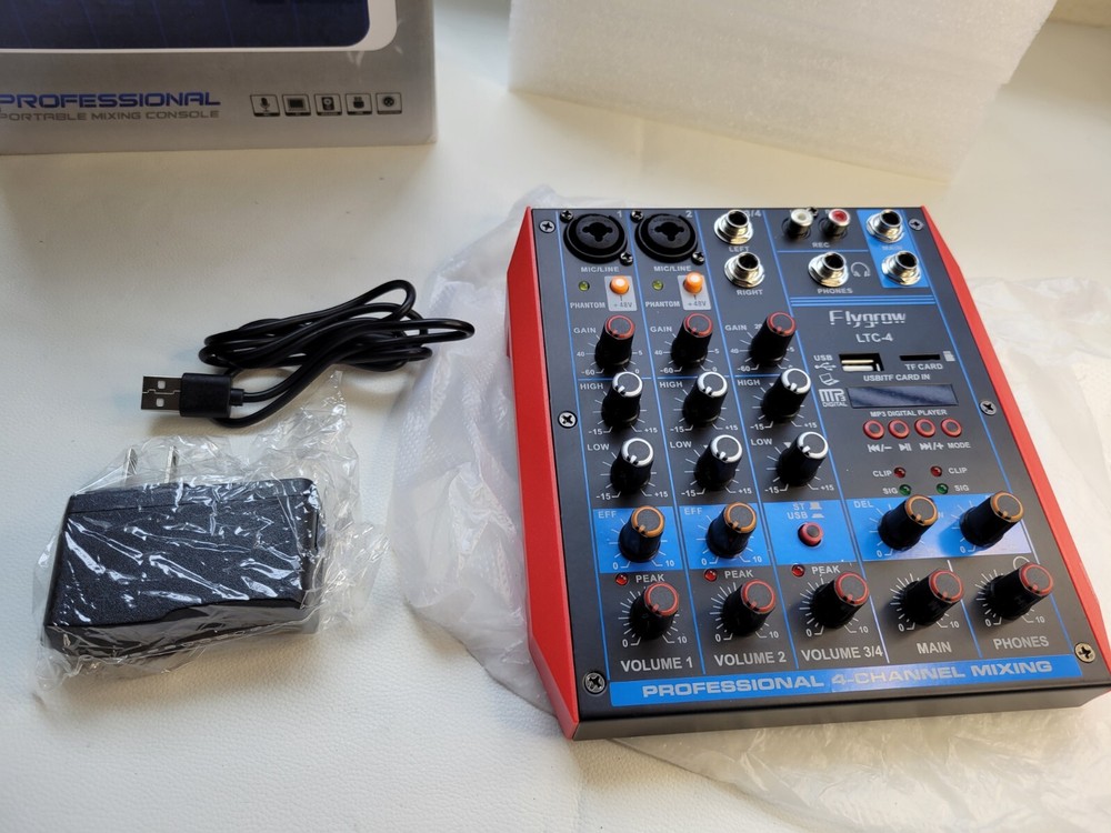 Flygrow LTC-4 Professional Portable Mixing Console