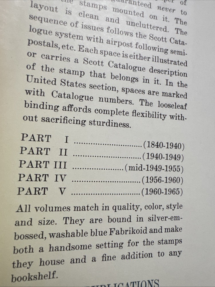 Scott International Blue Stamp Album 1960-1965 Part 5 V - Some Stamps