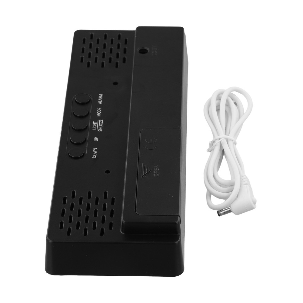 Voice Control Electronic Clock with Colorful Screen for Easy Time Viewing