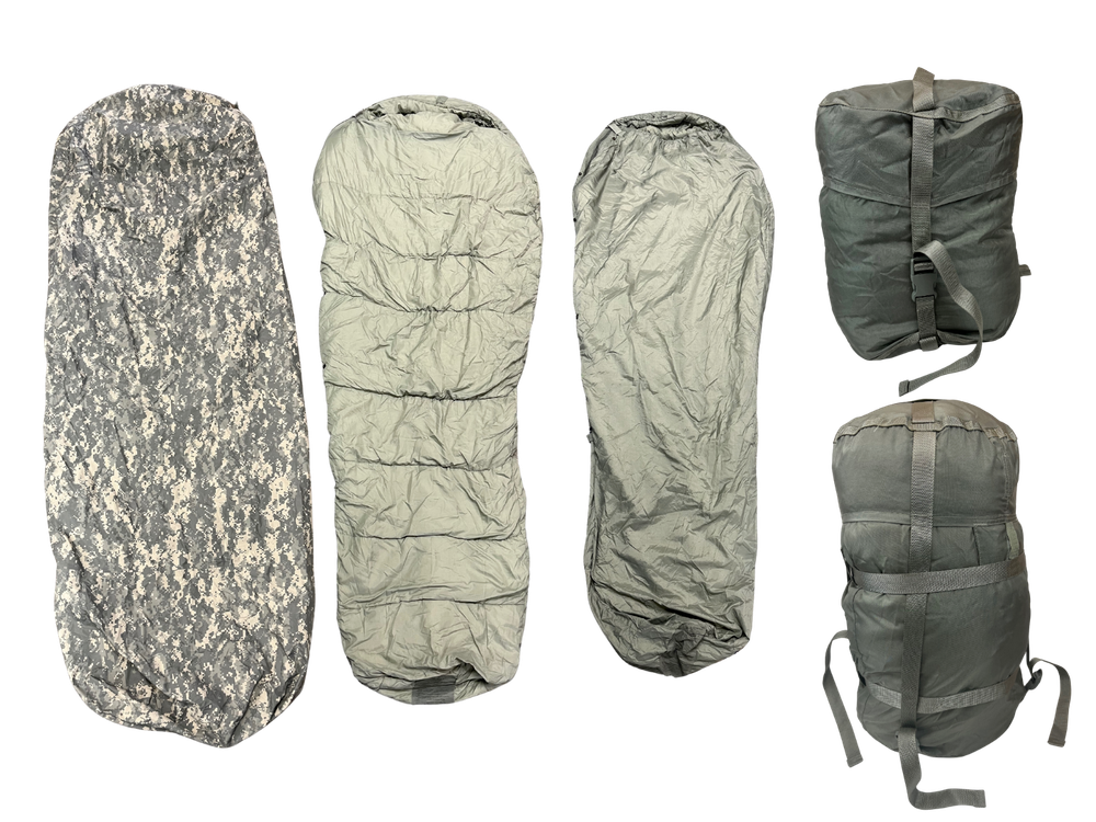 US Military Issue 5-Piece Modular Sleep System ACU Digital or Components - Used