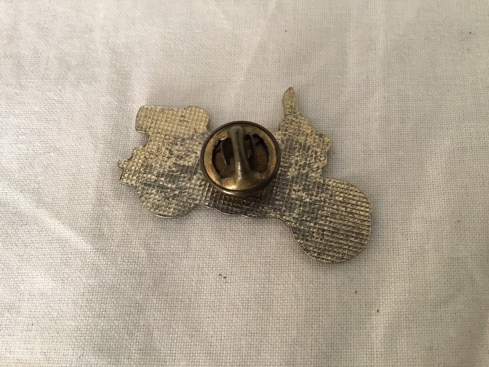 c1970s motorcycle LAPEL pin 1.5"