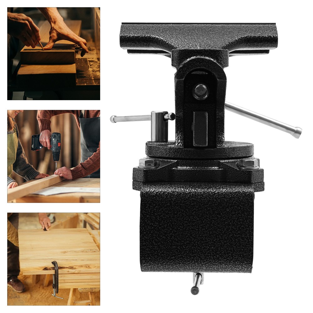 Heavy Duty Bench Vise Workbench Multi-Purpose Rotation Table Vise Table Mount