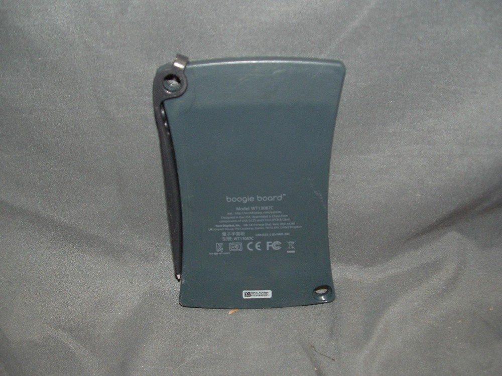 Black & White Boogie Board model WT13087C E-Writer LCD Digital Writing Tablet