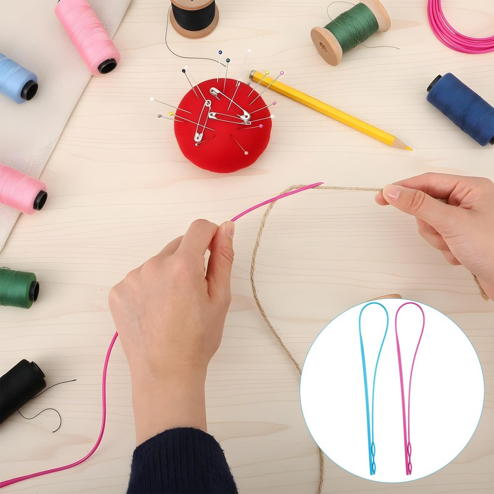 4 Pcs Plastic Flexible Drawstring Threader 23In Easy Threader Drawstring Replace
