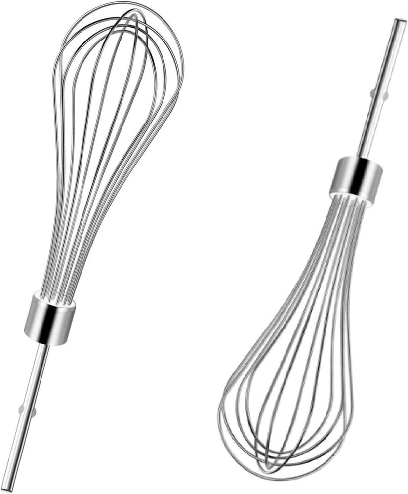 Effortless KitchenAid Whisk Attachments - Stainless Steel Egg Beaters, 2 Pack