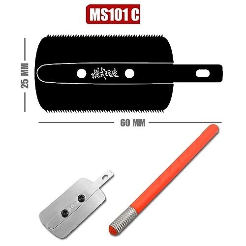 Mini Hand Saws with 2 Handles & 4 Blades - Irregular Shape Hobby Modeling Tool