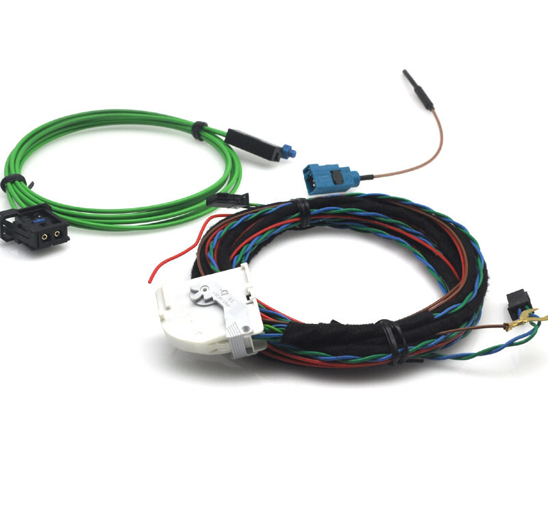 Add Combox Bluetooth antenna most mic Harness Cable For BMW E60 E70 E90 F10 CIC