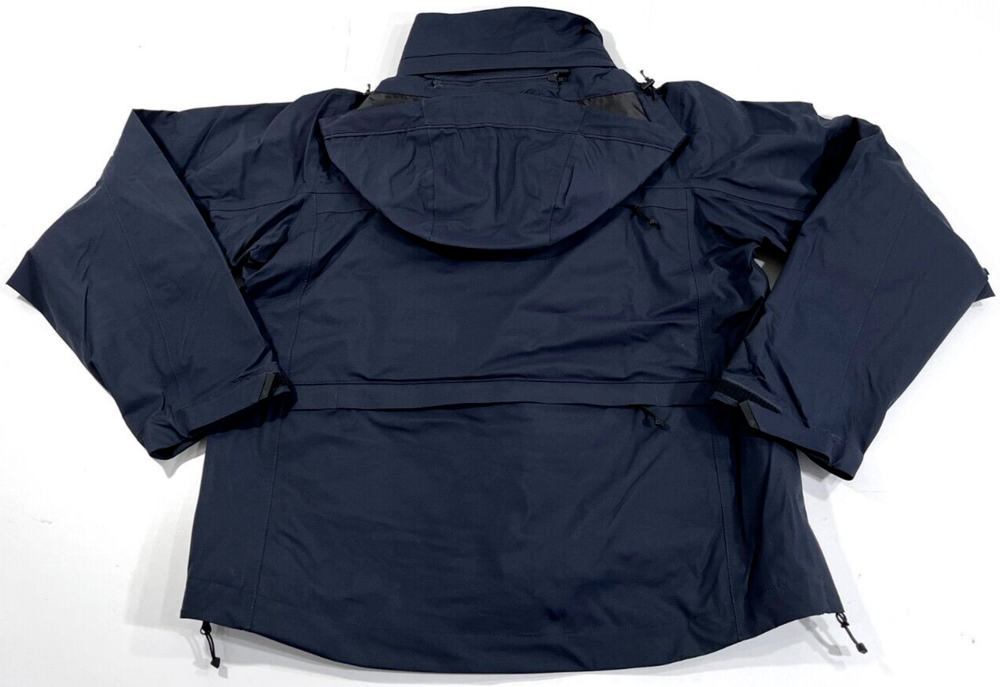 FIRST TACTICAL 118502 MENS SM TACTIX SYSTEM JACKET MIDNIGHT NAVY PATCH REMOVED