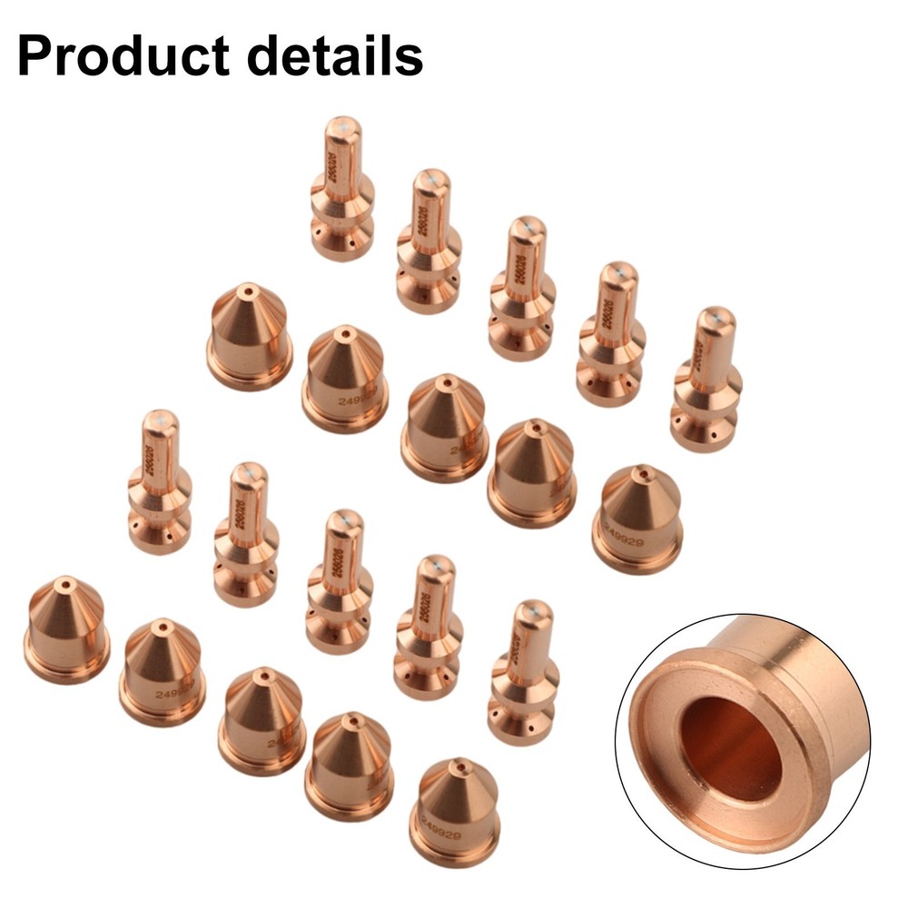 Industrial Cutter Electrodes Plasmsa Consumables Electrode 256026 Tips