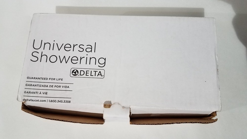 Delta 550PBBX H2Okinetic Raincan Shower Head – Polished Brass, Multi-Function