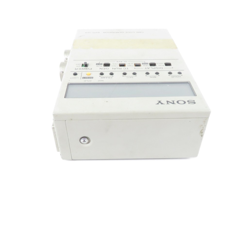 Sony BVG-100 Portable Time Code Generator SMPTE EBU Professional Broadcast