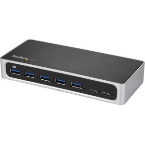 StarTech.com 7-Port USB-C Hub 5xUSB-A 2xUSB-C Fast Charge USB 3.2 Self-Powered