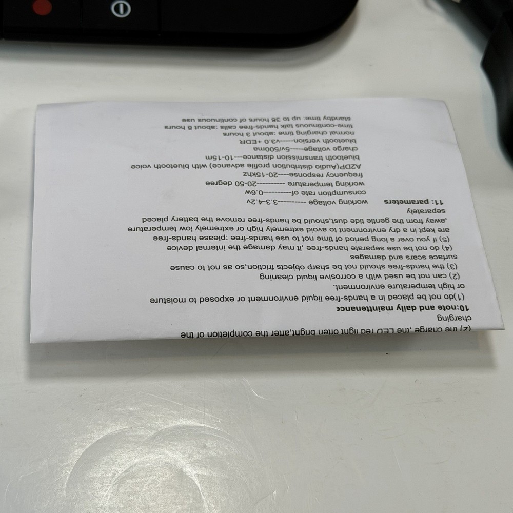 Bluetooth 4.1 Handsfree Car Kit Sun Visor Speakerphone Multipoint Wireless Auto