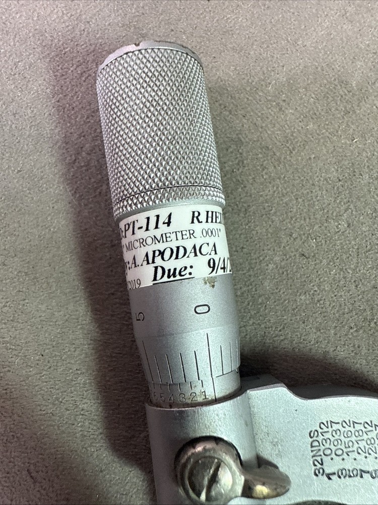 FOWLER Micrometer - 0-1" Range, .0001"