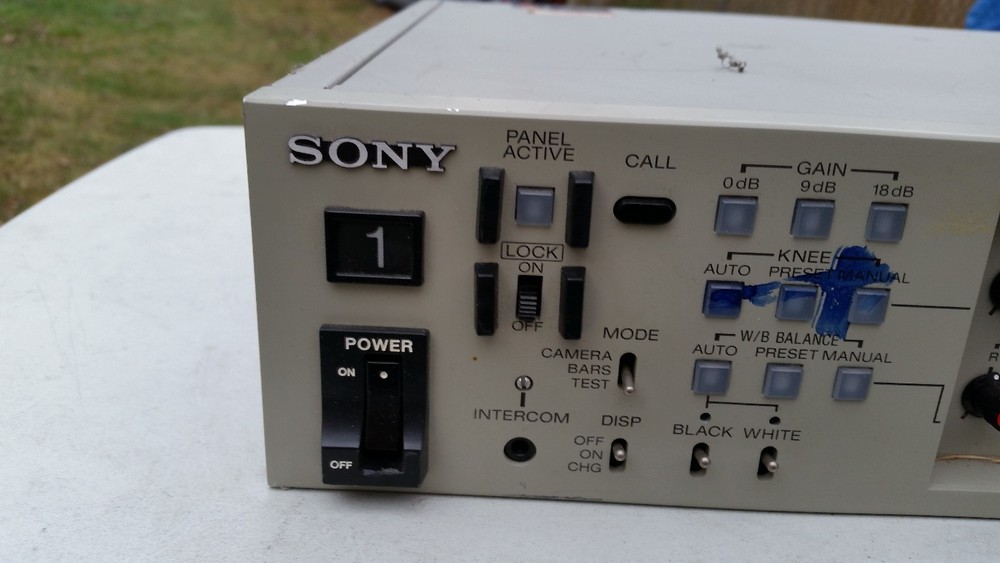 Sony CCU-M7 Camera Control Unit For DXC Series Cameras