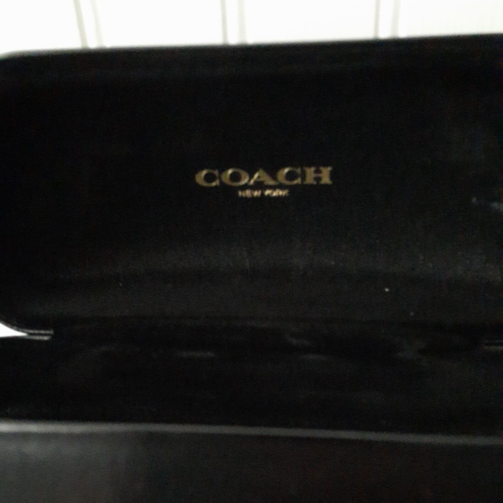 Coach Glasses Hard Case With Cleaning Cloth