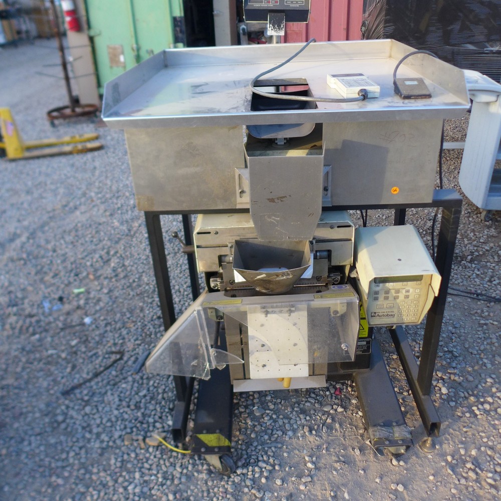AUTOBAG HS-100 AUTOMATED BAGGING SYSTEM  LABEL PRINTER / ACCU SCALE 220