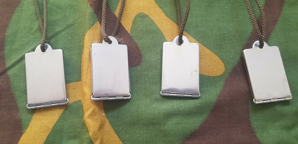 YUGOSLAVIA ARMY AUTHENTIC DOG TAGS YUGOSLAV PEOPLES ARMY JNA