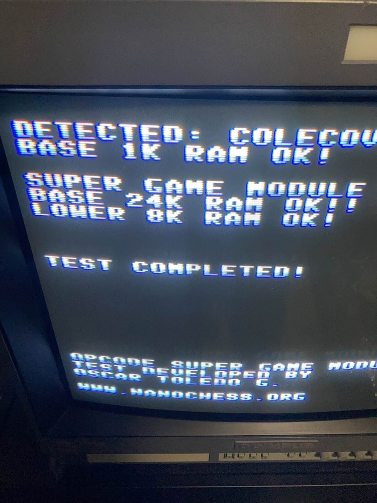 ColecoVision Super Generic Module TTL version, SGM w blue LED & Case