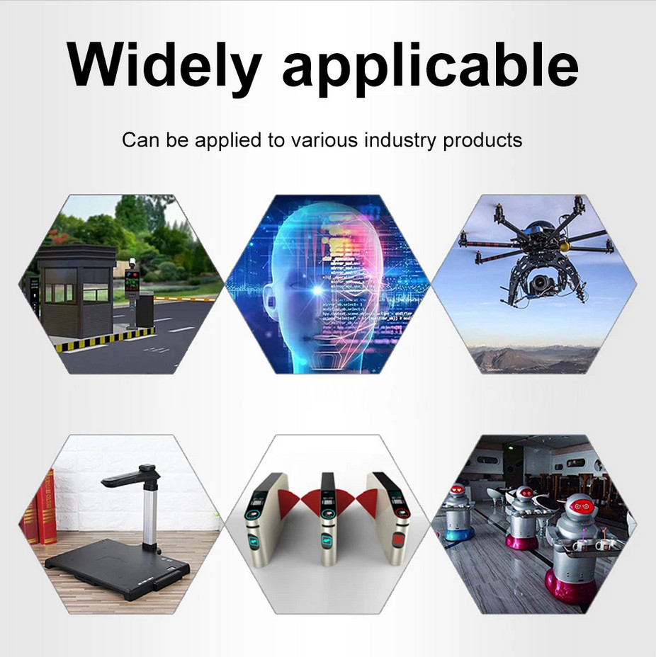 1MP OV9281 Dual Lens USB Camera Module Global Shutter Monochrome Sync Same Frame