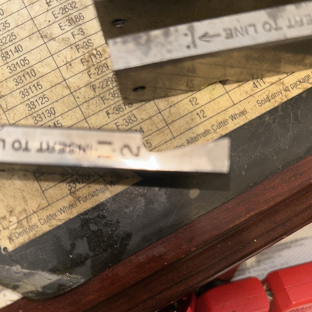 Ridgid 50965 1-2 Universal Pipe Beveling Die Set 45 Degree