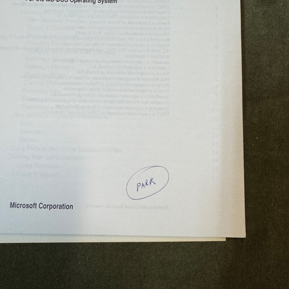 Microsoft MS DOS 6.22 Operating System Upgrade User Guide Book