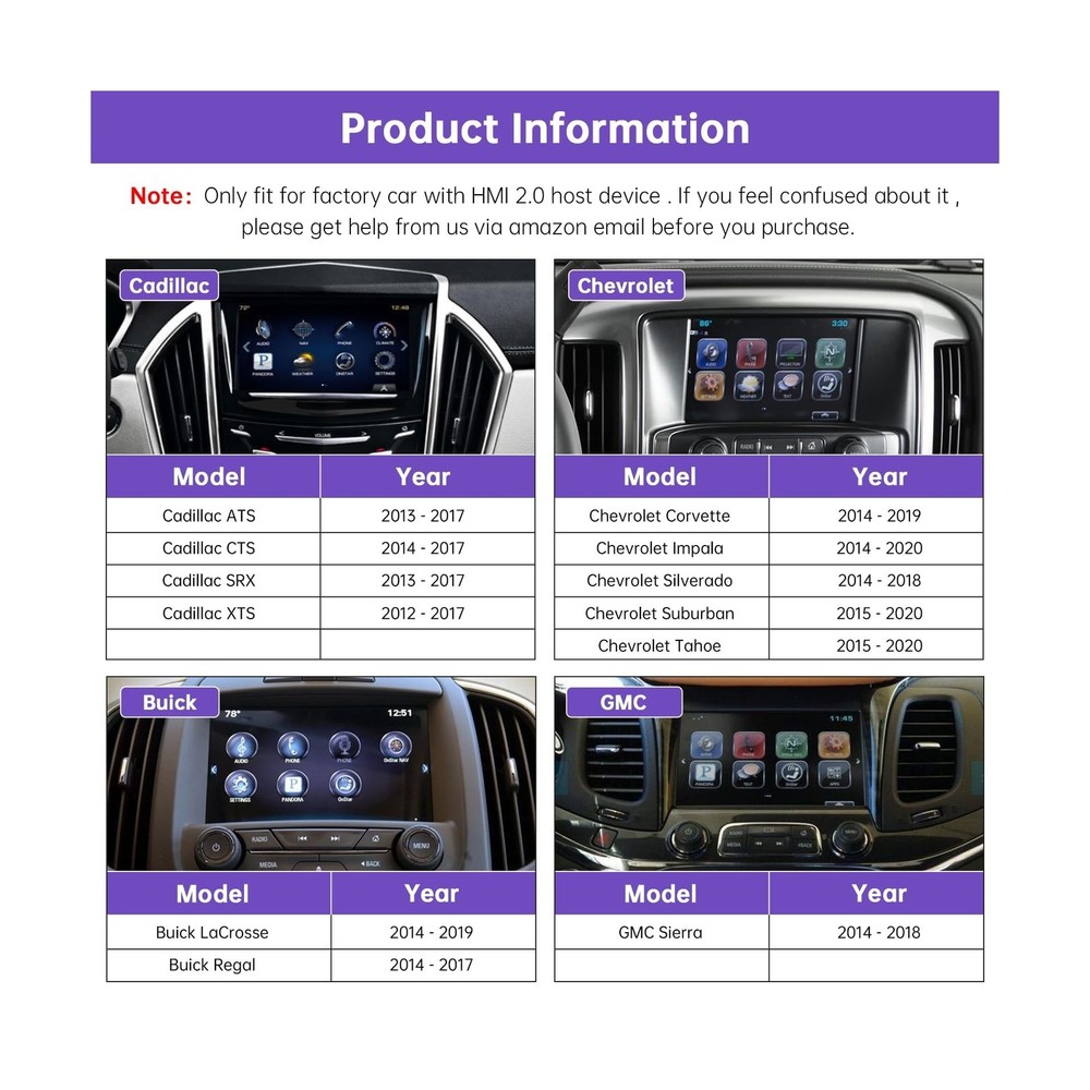 NINETOM 2026 Upgraded Wireless CarPlay & Android Auto Retrofit Module Compati...